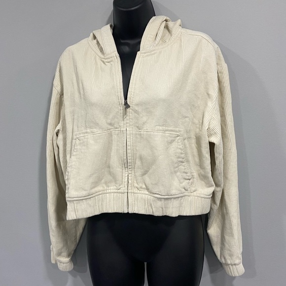 Hooded corduroy light jacket - Picture 6 of 6